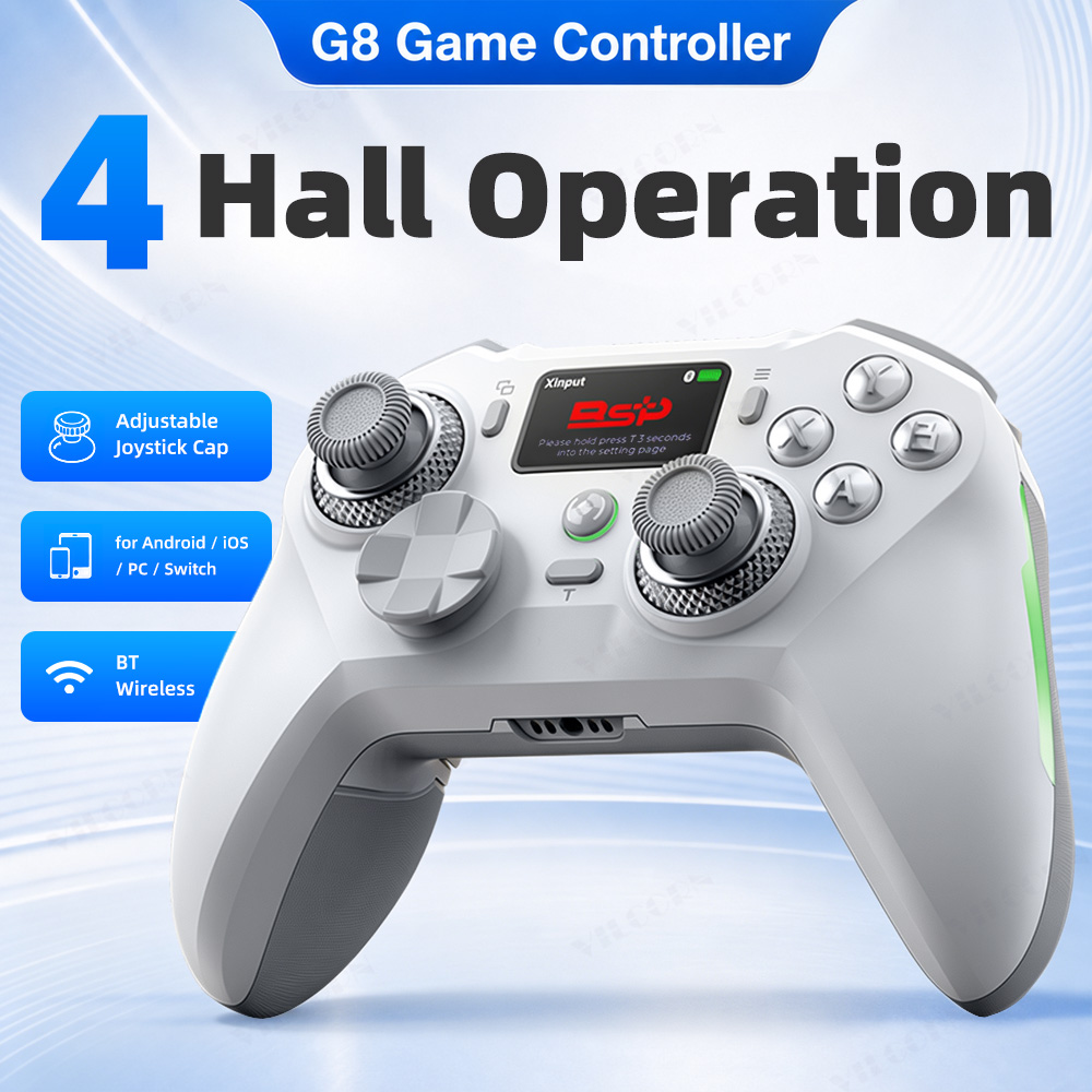 Gaming Keyboard Hall Effect - Controlador de Juegos Inalámbrico G8, Gamepad