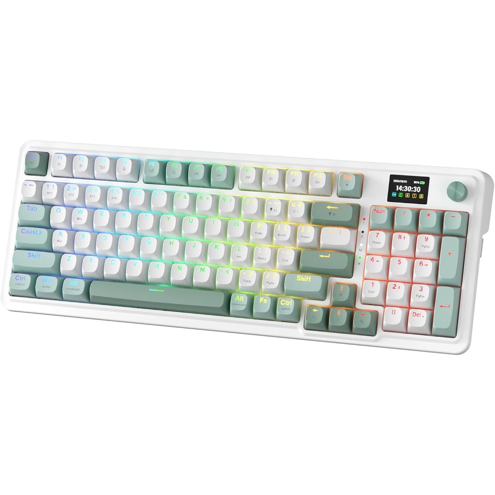 Gaming Keyboard No Noise - Teclado Inalámbrico para Juegos de 95
