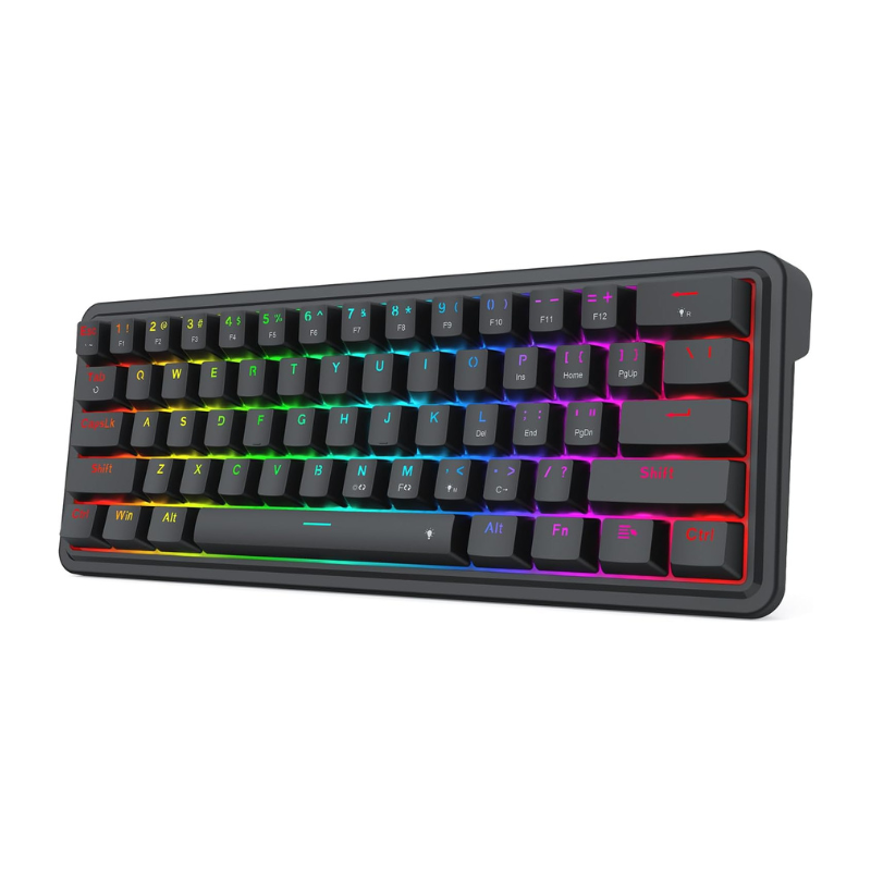 Gaming Keyboard No Noise - Redragon K722 60% Junta con cable