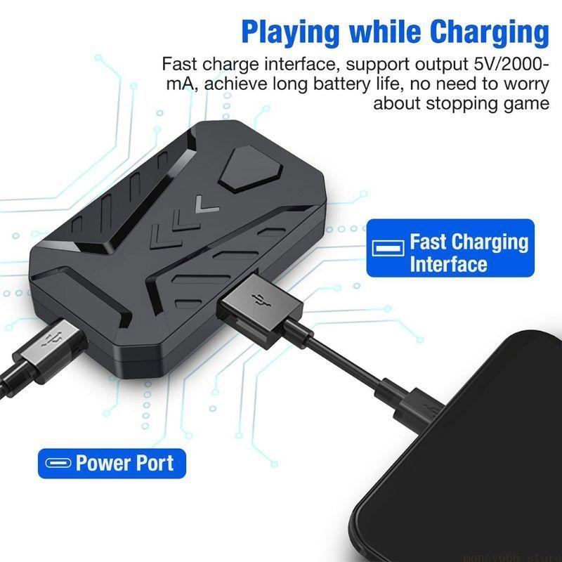 Gaming Keyboard And Mouse Converter For Mobile - Mando F62C para Mobile, compatible con