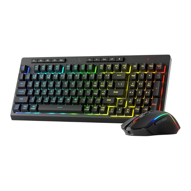 Gaming Keyboard Extension - Combo de Teclado y Ratón Inalámbricos