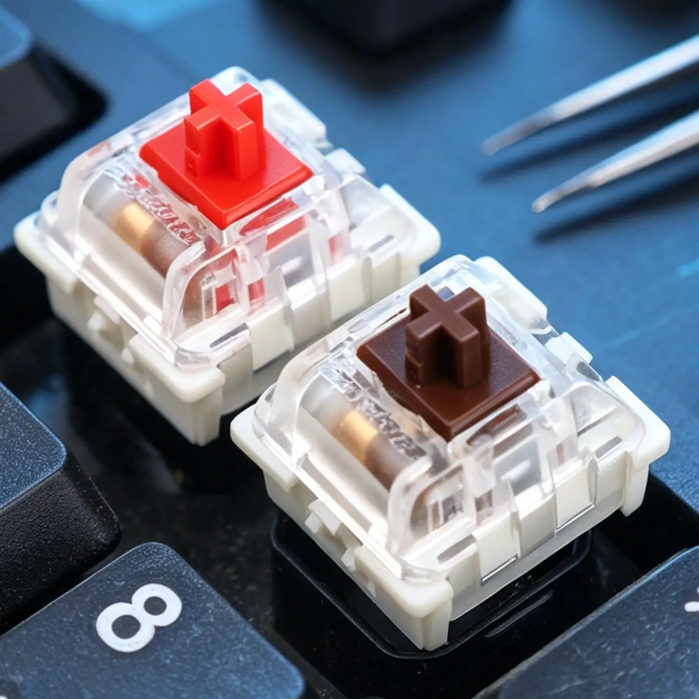 1-150 interruptores mecánicos  - Gaming Keyboard Blue Switches reseña y precio