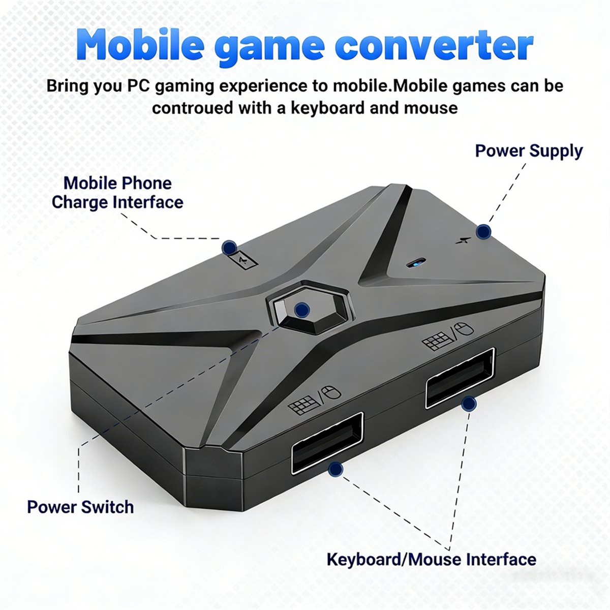 Kit Convertidor de Juegos Móvi - Gaming Keyboard And Mouse Converter For Mobile reseña y precio