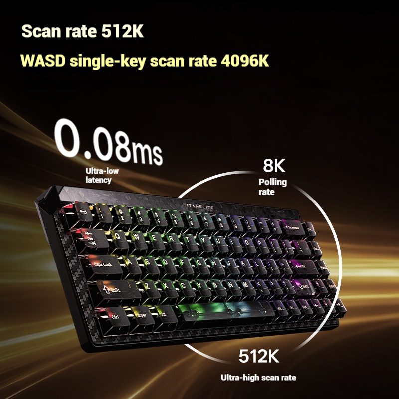 Madlions FGG TITAN68 Turbo tec - Gaming Keyboard Magnetic Switches reseña y precio