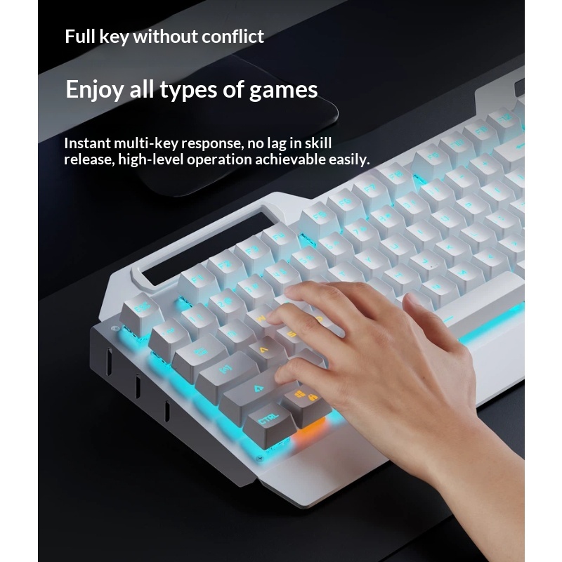 Combo de Teclado Mecánico Inal - Gaming Keyboard Extension reseña y precio