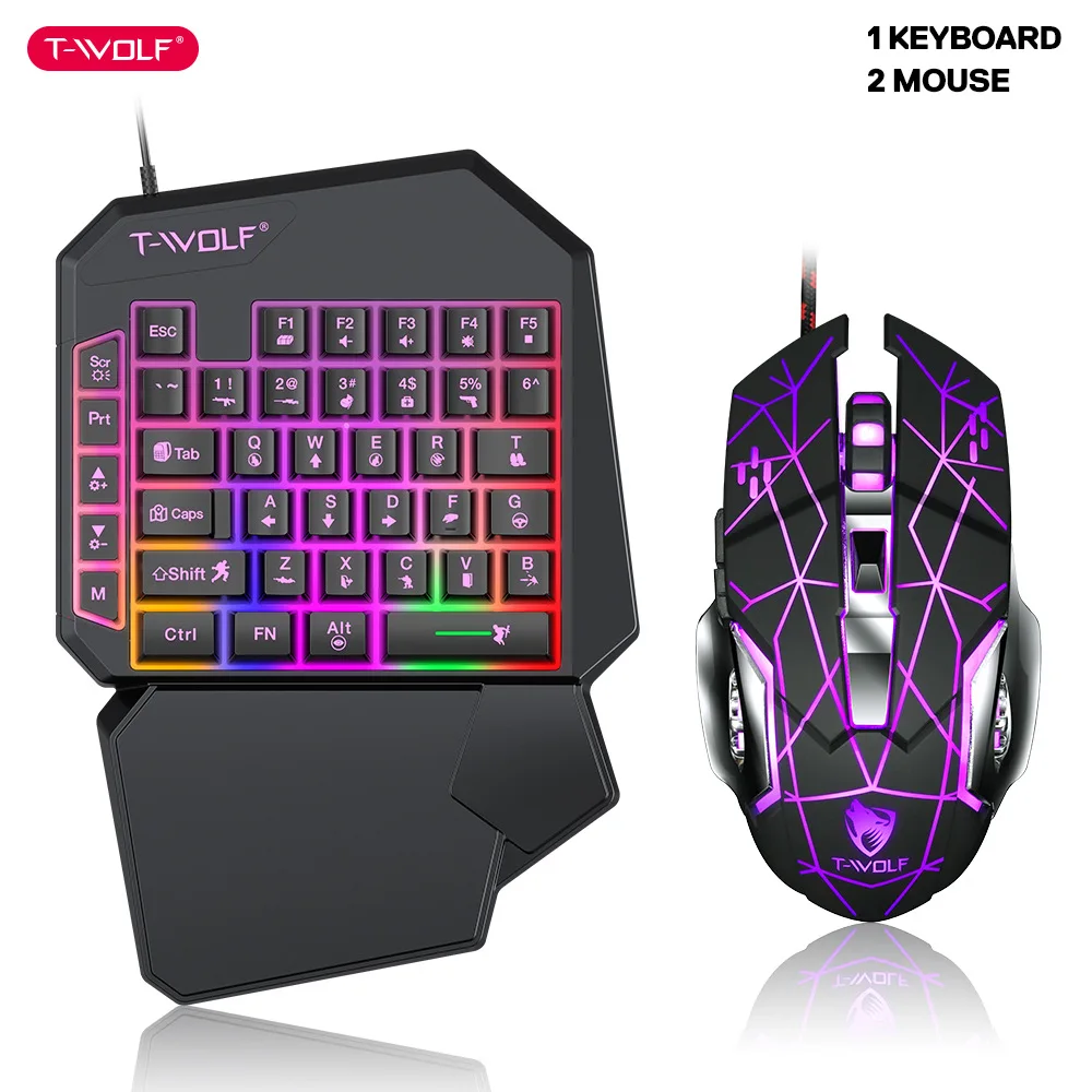 T-WOLF TF900 Juego de trono de - Gaming Keyboard Hand reseña y precio