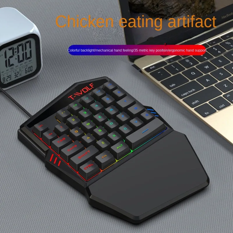 T-WOLF TF900 Juego de trono de - Gaming Keyboard Hand reseña y precio