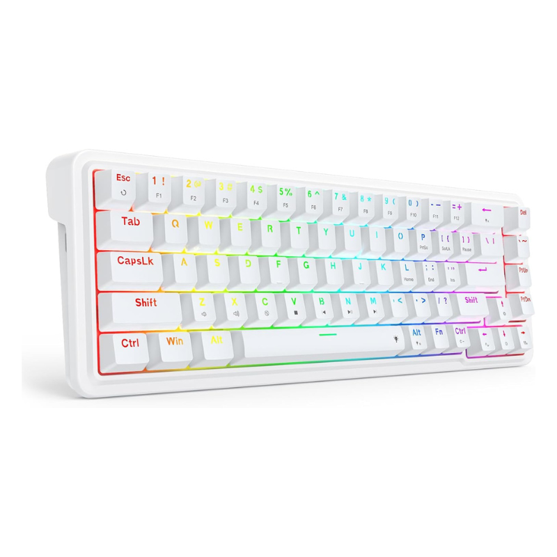 Redragon K709 65% Junta con ca - Gaming Keyboard No Noise reseña y precio