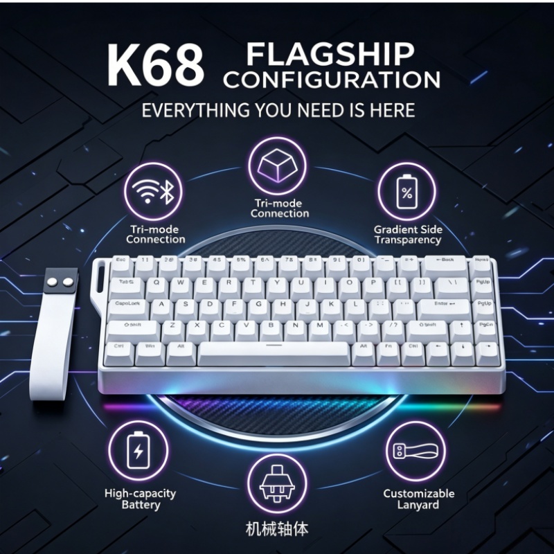Teclado Mecánico Inalámbrico K - Gaming Keyboard Blue Switches reseña y precio