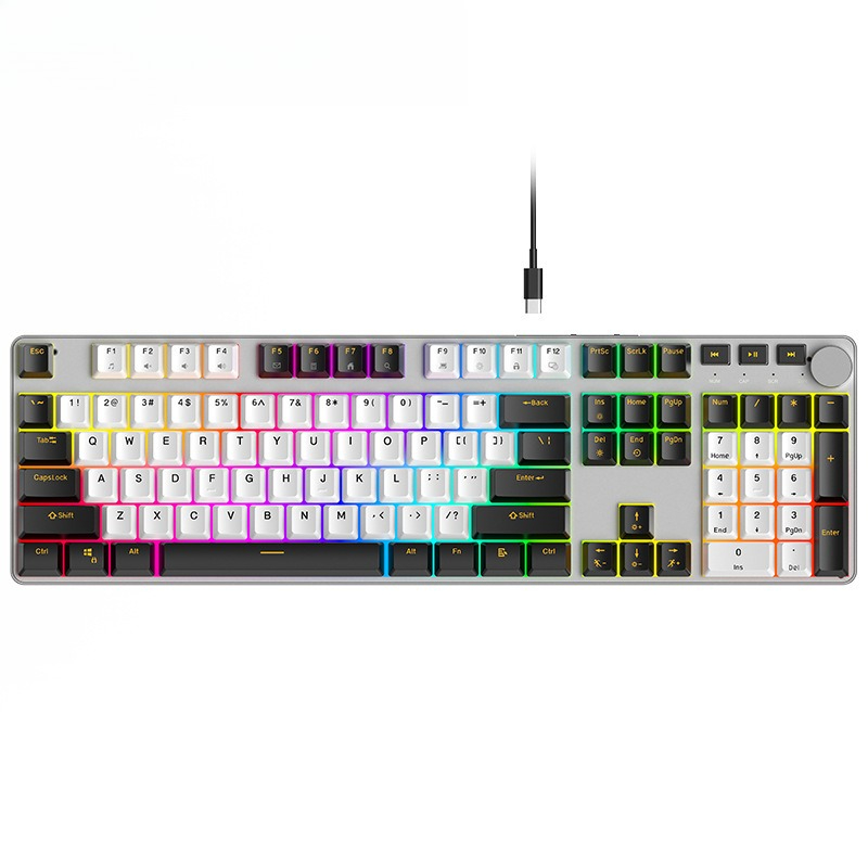 Teclado Mecánico para E-sports - Gaming Keyboard No Noise reseña y precio