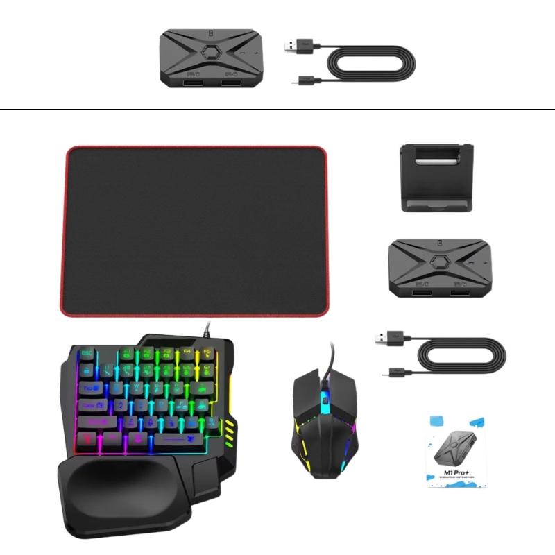 convertidor adaptador ratón y  - Gaming Keyboard And Mouse Converter For Mobile reseña y precio