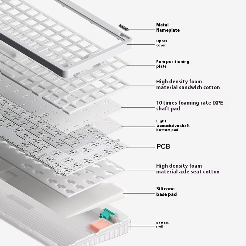 Teclado mecánico inalámbrico 3 - Gaming Keyboard No Noise reseña y precio
