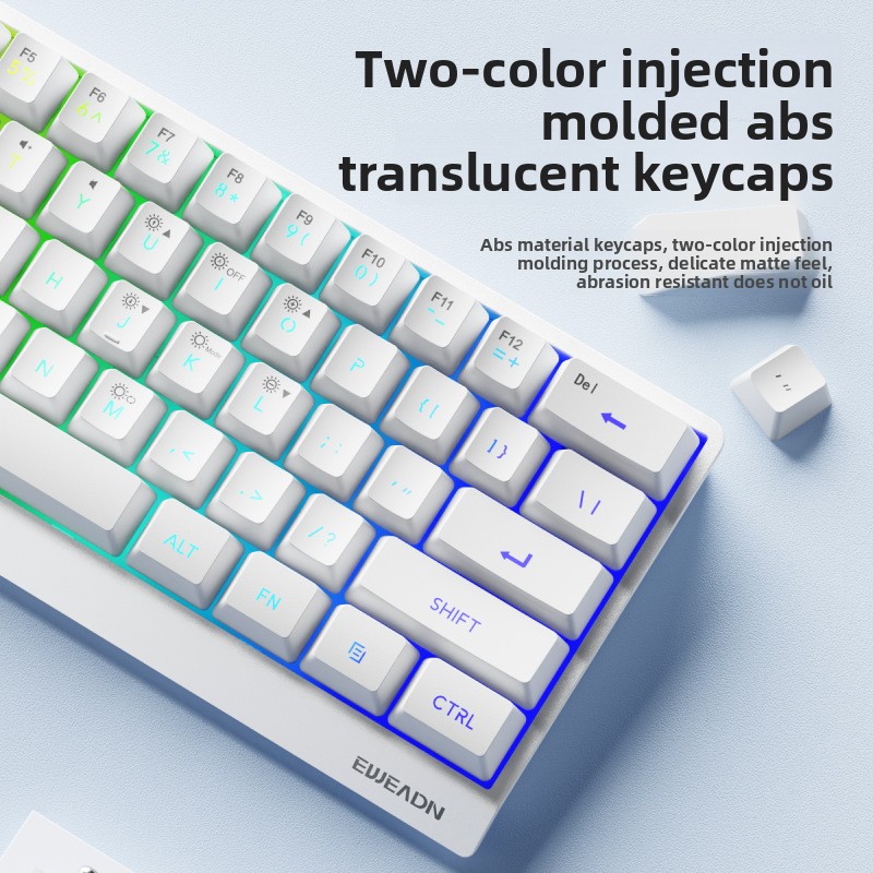 Mini teclado inalámbrico de 61 - Gaming Keyboard No Noise reseña y precio