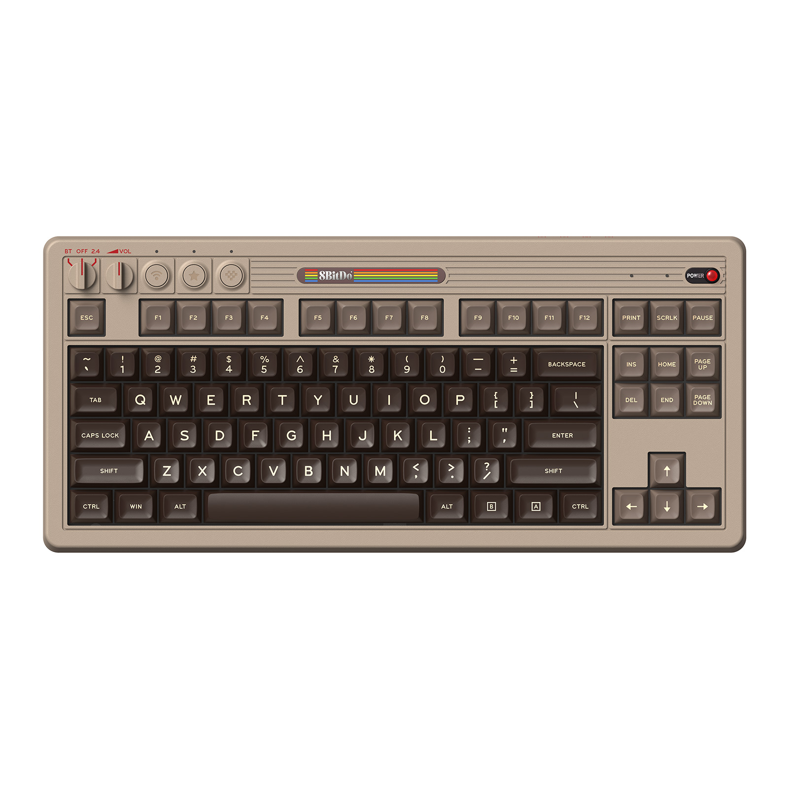 Teclado mecánico retro 8BitDo, - Gaming Keyboard Hot Swappable reseña y precio