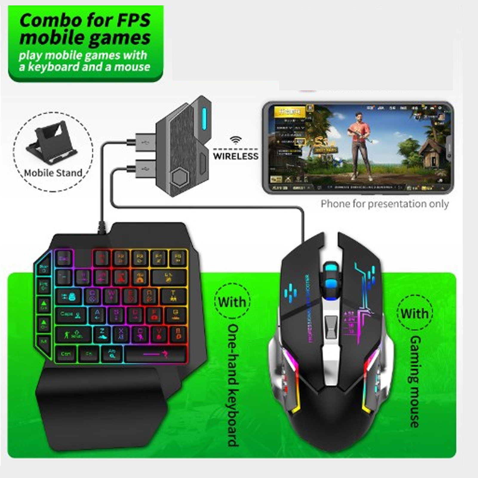 Conjunto de convertidor de tec - Gaming Keyboard Hand reseña y precio
