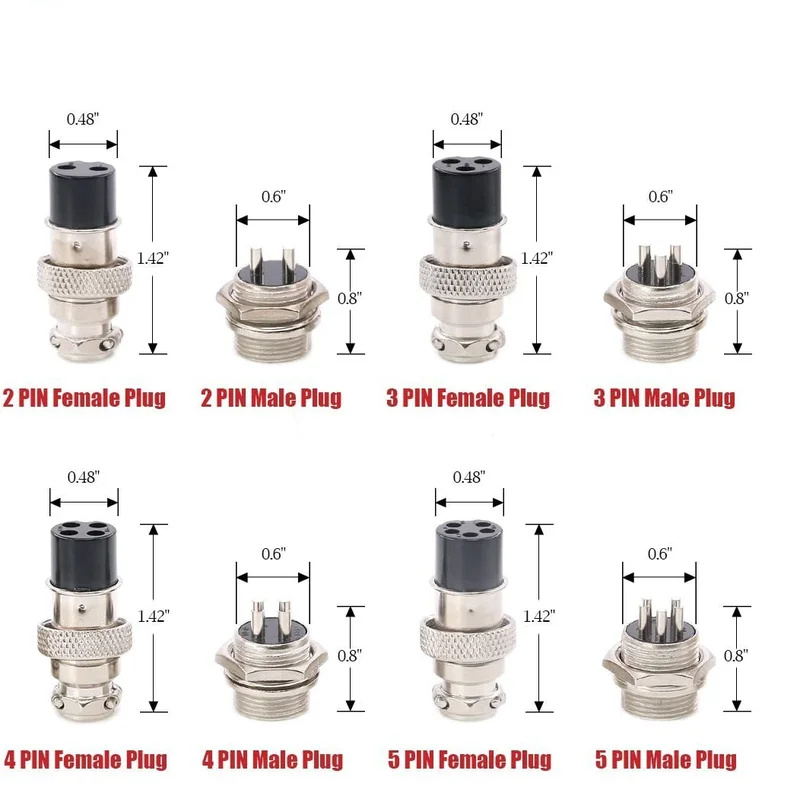 14 Uds 7 valores 2 3 4 5 6 8 p - Aviator Connector Kit reseña y precio