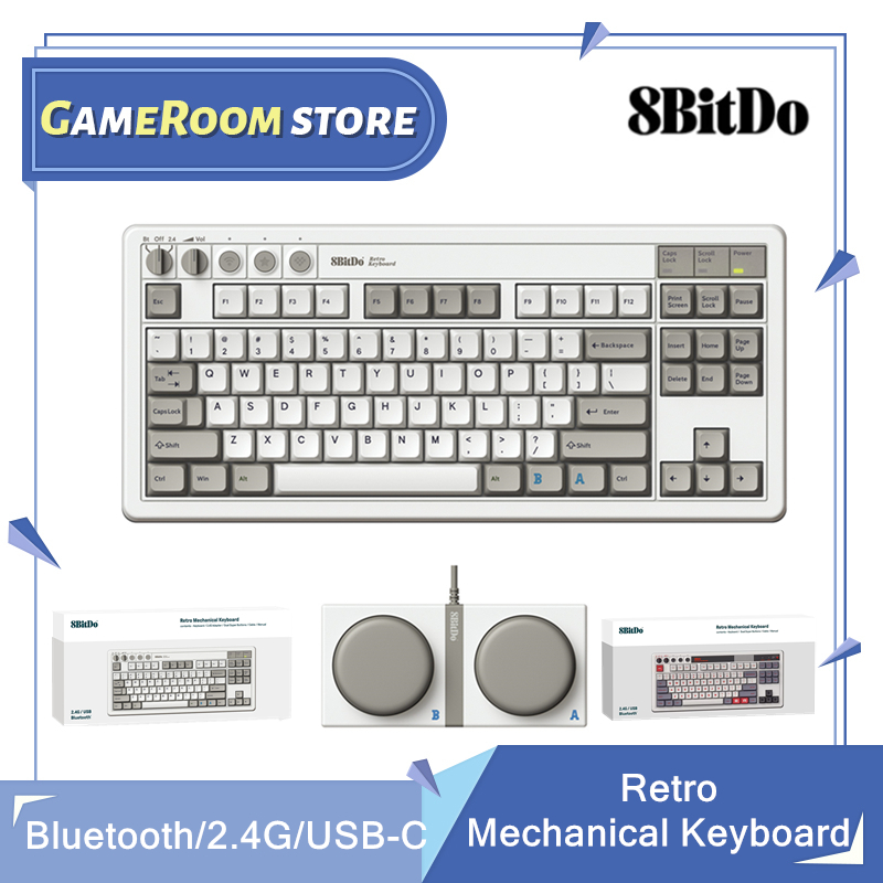 Teclado mecánico retro 8Bitdo, - Gaming Keyboard Hot Swappable reseña y precio