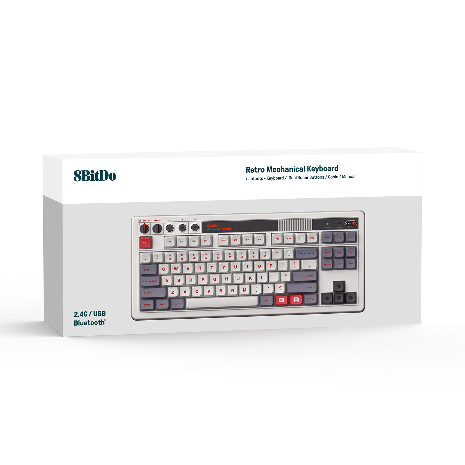 Teclado mecánico retro 8Bitdo, - Gaming Keyboard Hot Swappable reseña y precio