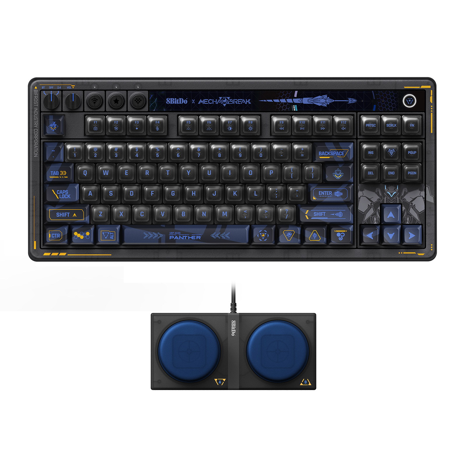 Teclado mecánico retro 8BitDo  - Gaming Keyboard Hot Swappable reseña y precio