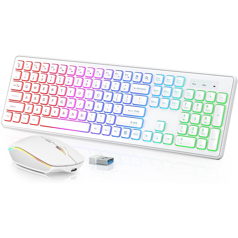 Teclado y ratón inalámbricos r - Gaming Keyboard Ergonomic reseña y precio