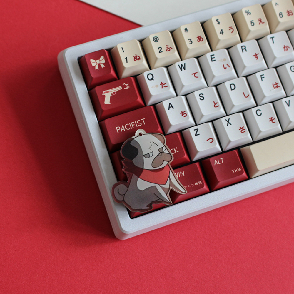Teclas PBT de Anime Lycoris Re - Gaming Keyboard Ergonomic reseña y precio